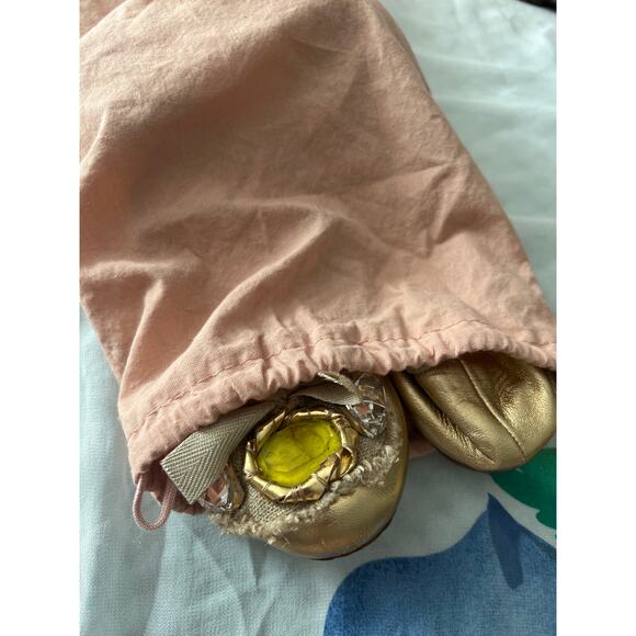 Miu Miu Gold Embellished Ballet Flats Size 36.5 (US 6.5) - Picture 5 of 5